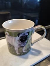 Image of Beautiful PUG Dog Mug The Leonardo Collection Fine China