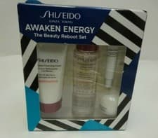 Image of Shiseido Awaken Energy The Beauty Reboot Set Cleansing, Softener, Eye Definer