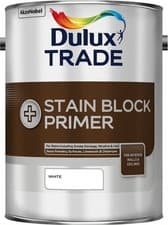 Image of Dulux Trade Stain Block Primer - White - 5L