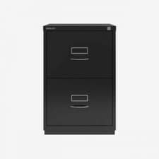 Image of Bisley A4 Steel Filing Cabinet 2 Lockable Drawers | 24 Hour Weekday Delivery