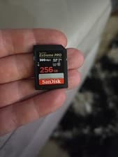 Image of SanDisk Extreme Pro SDXC 256GB Memory Card V90