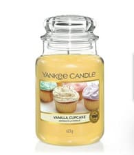 Image of Yankee Candle Vanilla Cupcake Scented Candle Large Jar 623g