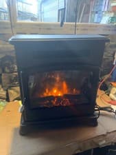 Image of Be Modern Hemsworth 2kW Matt Electric Stove (H)618mm (W)570mm