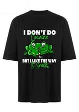 Image of Funny Unisex T-Shirt I Don't Do But I Like The Way It Smells, Crew Neck Tee