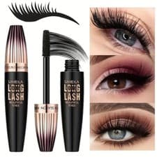 Image of 4D Spectacular Volume Silk Fibre Mascara Thick Long Lashes Extension Waterproof.
