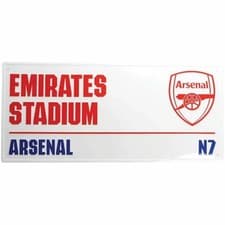 Image of Arsenal FC Street Emirates Stadium Sign Metal Door Official Licensed Football