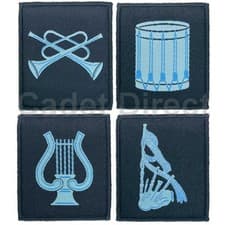 Image of Air Cadet Musician Blue Badges
