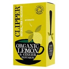Image of Clipper Lemon & Ginger Tea, 20 Bags