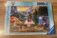 Image of Ravensburger Calm Campsite 1000 Piece Jigsaw Puzzle - New