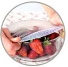 Image of Lids 4pcs set 23.5,17,11,5.5cm H3cm Transparent 100% silicone Guaranteed 8404