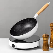 Image of Non-Stick Ceramic Frying Pan Induction Aluminium Alloy Kitchen Cookware UK