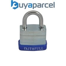 Image of Faithfull QC0130 Laminated Steel Padlock 30mm 3 Keys FAIPLLAM30