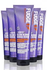Image of Fudge Everyday Clean Blonde Damage Rewind Shampoo 250ml X 5 PACK - Free Shipping