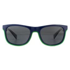 Image of Polaroid Kids Sunglasses PLD 8041/S RNB M9 Blue Green Grey Polarized