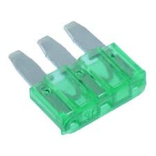 Image of 50 x 30A Micro3 Blade Fuse Auto Automotive Car Van Bike