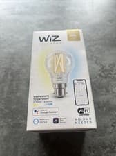 Image of WiZ Tunable White B22 Smart Connected Wi-Fi 60W Light Bulb Alexa