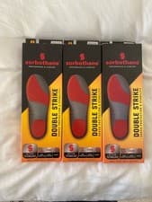 Image of 3 pairs sorbothane double strike insoles UK size 7 new . Selling as a single lot