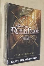 Image of Adventures Of Robin Hood The Complete Series Richard Greene DVD Box Set SEALED