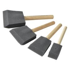 Image of Rustins Foam Brush Set, 4 Piece