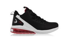 Image of SHAQ Analog Basketball Trainers Black/Red Juniors Size UK C10 *REFSSS756