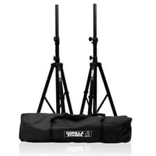 Image of Gorilla Stands High Quality PA Speaker Tripod Stands kit with Bag Stand DJ Disco