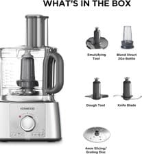 Image of Kenwood FDP65.180SI 2-in-1 Food Processor Multipro Express 1000w 3L Silver
