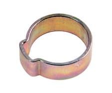 Image of Zinc Plated Mild Steel Single Ear O Clips - 7mm to 18mm - Oclips - Series C74