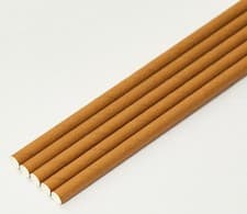 Image of Kraft Paper Straws Bulk Wholesale 8mm x 200mm - 1000 / 5000 /10000 Eco UK MADE