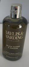Image of Baylis & Harding Black Pepper & Ginseng Hair & Body Wash 300ml -New & Sealed