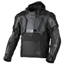 Image of Macna Waterproof Thermal Tryton Motorbike Motorcycle Textile Jacket - Black