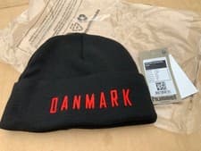 Image of Denmark Football Beanie Hat Danmark Black New Hummel Official Unisex Winter