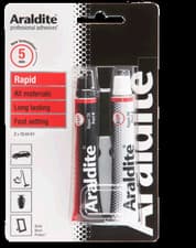 Image of 6 x Araldite Rapid Fast Setting Epoxy 2 Part Strong Adhesive Glue 2 x 15ml Tubes