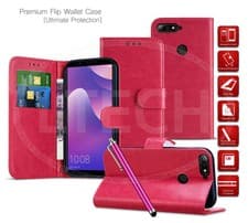 Image of Wallet Phone Case for HTC Phones Book Cover Stand Flip Card Slot Case
