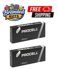 Image of Duracell Procell AAA Batteries LR3 MN2400 1.5V Now Industrial Longest Expiry