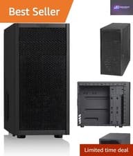 Image of Fractal Design Core 1000 Mini Tower Case - Stylish Aluminium & Silent Cooling