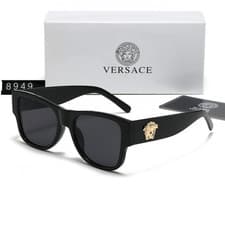 Image of Men's Versace Square Sunglasses Women’s glasses outdoors Riding Fashion With Box