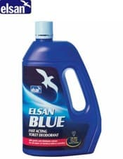 Image of Elsan 2L Blue Perfumed Toilet Fluid Chemical Caravan Motorhome Camping