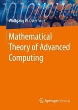 Image of Mathematical Theory of Advanced Computing - 9783662603581