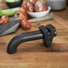 Image of Zwilling Twinsharp Knife Sharpener Black Ergonomic S/Steel Knife Sharpener