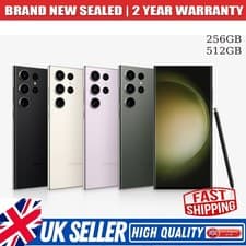 Image of NEW Samsung Galaxy S23 Ultra 5G - 256/512GB FACTORY Unlocked Phone (UK Shipping)