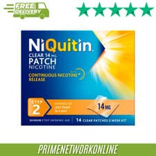 Image of NiQuitin 14mg Step 2 Nicotine Patches - 14 Patches 100% ORIGINAL ⭐⭐⭐⭐⭐