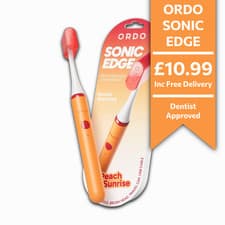 Image of Ordo Sonic Edge Rechargeable Electric Toothbrush Peach Sunrise