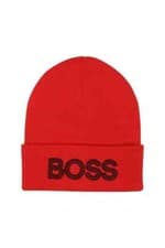 Image of NEW HUGO BOSS red cool SIZE 54 BEANIE HAT CAP UNISEX WINTER