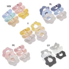 Image of Baby Bibs 360 Degree Rotate Soft & Absorbent Bandana Drooling for Boys Girls