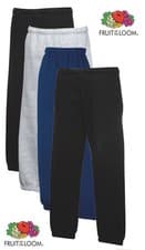 Image of FOTL JOGGING BOTTOMS with pockets Kids Boys girls Fleece Plain Joggers 5- 15yrs