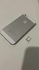 Image of Apple iPhone 5S 16GB Silver Front and Rear Back Housing iPhone Part & SIM TRAY