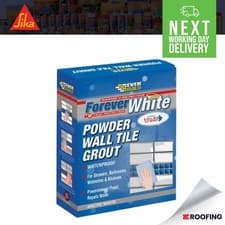 Image of EVERBUILD FOREVER WHITE POWDER WALL TILE GROUT - 1.2kg