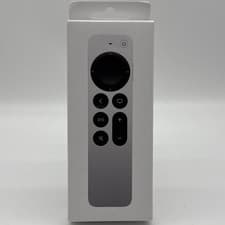 Image of OFFICIAL GENUINE APPLE TV SIRI REMOTE 2ND GENERATION SILVER A2540 MJFM3ZM/A NEW