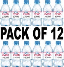 Image of Evian Still Natural Mineral Water, 12 x 330 ml