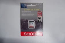 Image of SANDISK Ultra Plus Class 10 SDXC Memory Card - 128 GB 80mbs